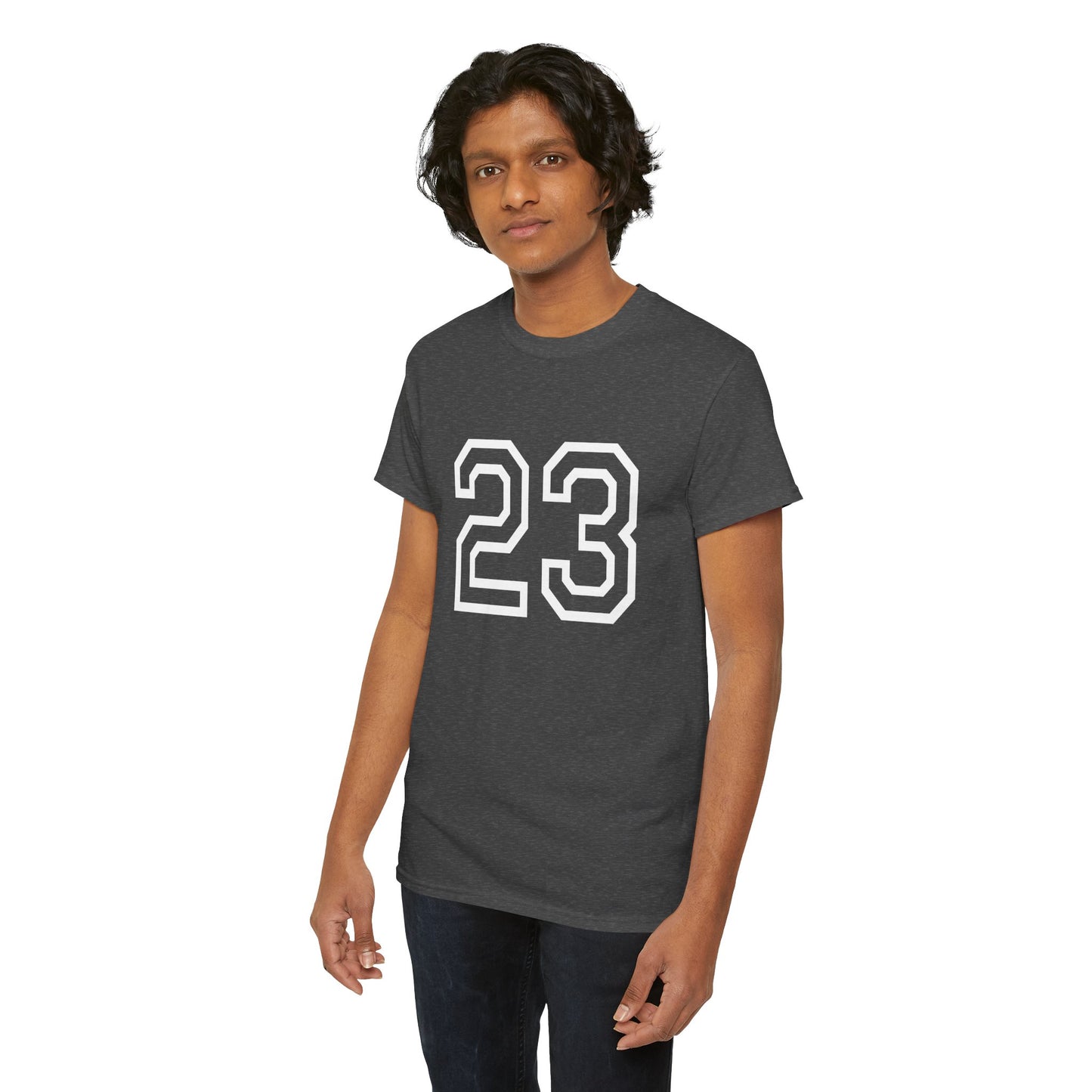Psalm 23 Men’s T-Shirt – Inspired Sports-Style Shirt (White Numbering)