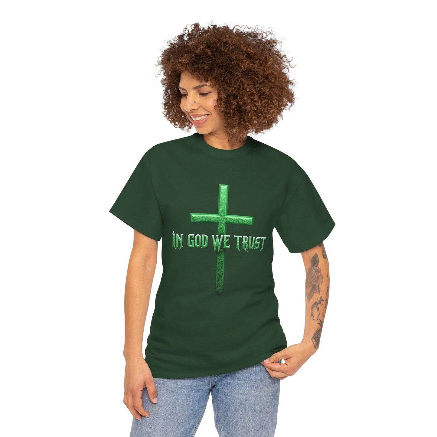 In God We Trust (Green Ed) – Women’s Christian Tee