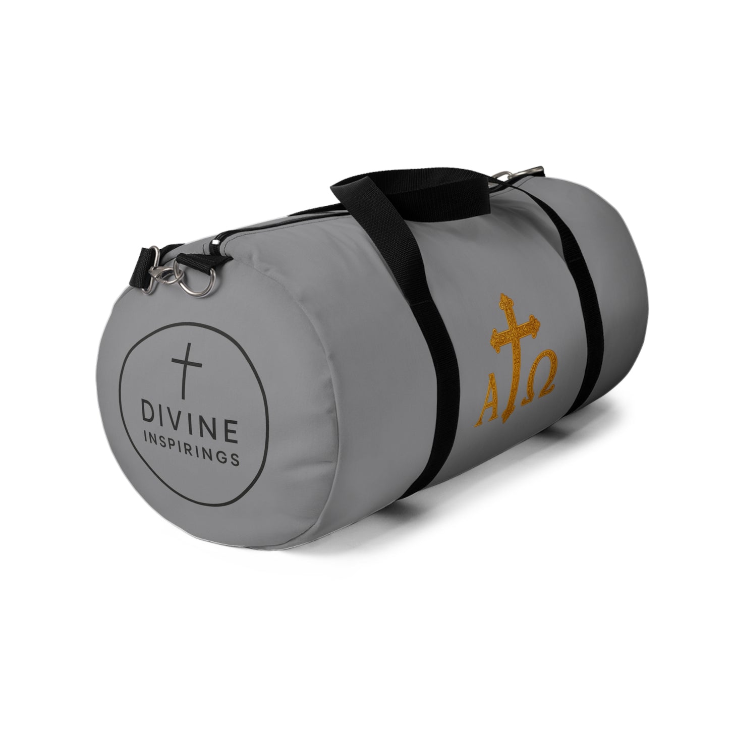 Eternal Victory Duffle Bag in Grey – Alpha & Omega