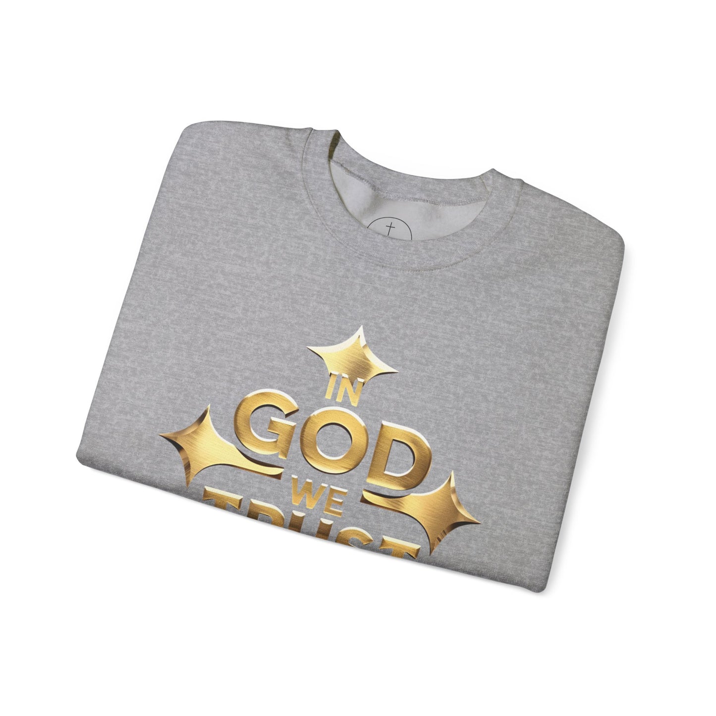 In God We Trust (Gold) - Men’s Christian Sweatshirt