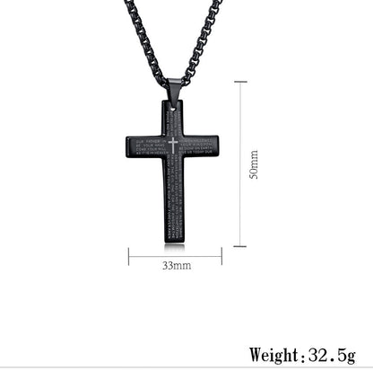 The Lord’s Prayer Cross Necklace