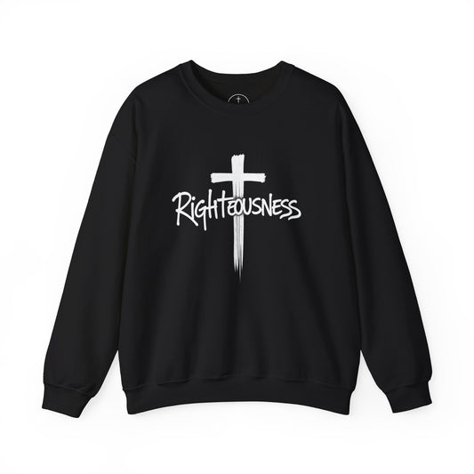 Righteousness - Men's Christian Sweatshirt (Dark Colors)