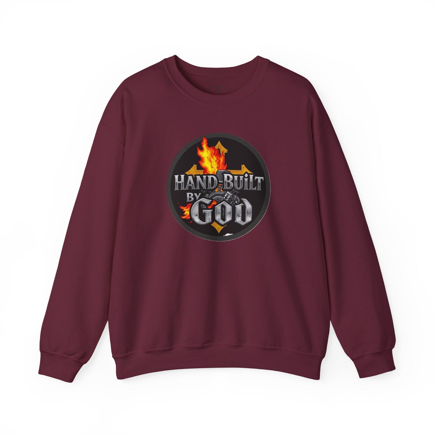 Hand Built by God - Men's Christian Sweatshirt