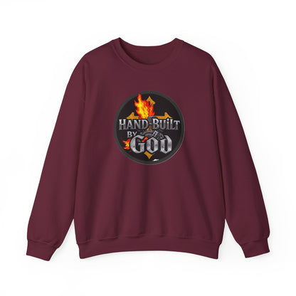 Hand Built by God - Men's Christian Sweatshirt