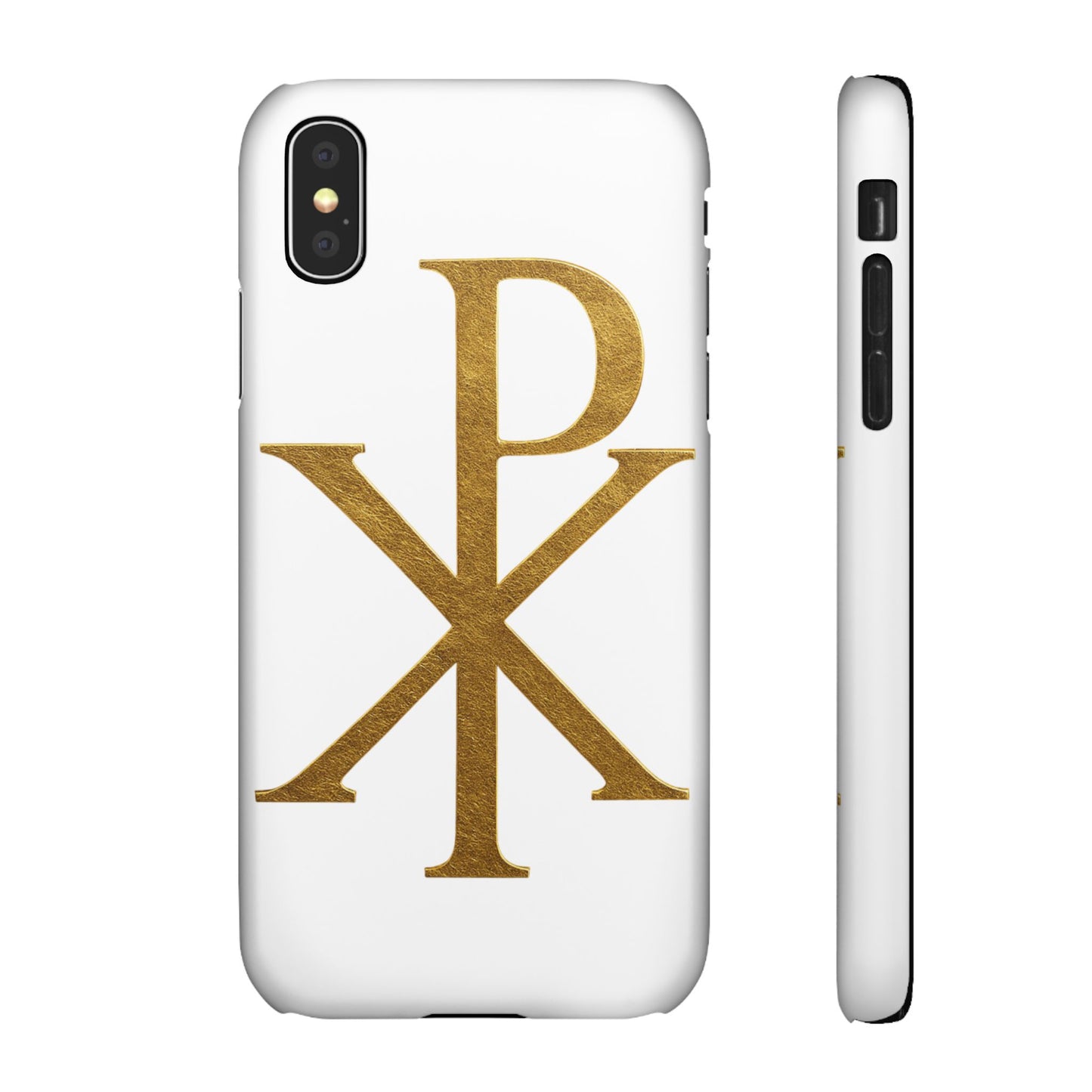 White Chi Rho Snap Case for iPhone – The Way, Truth & Life