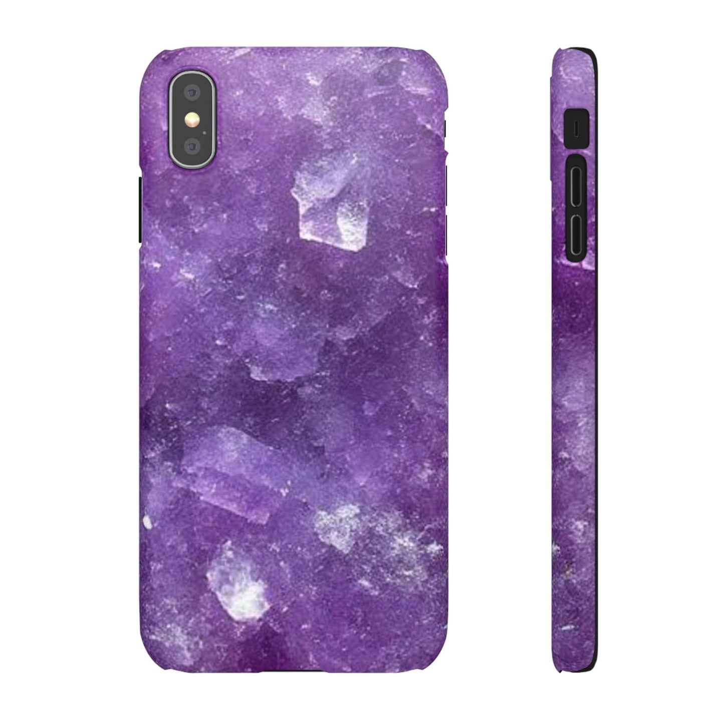 Amethyst Crystal Finish iPhone Snap Case