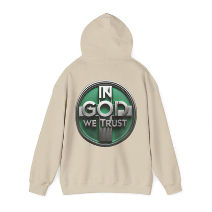 In God We Trust Men's Premium Hoodie – Faith-Inspired Christian Apparel