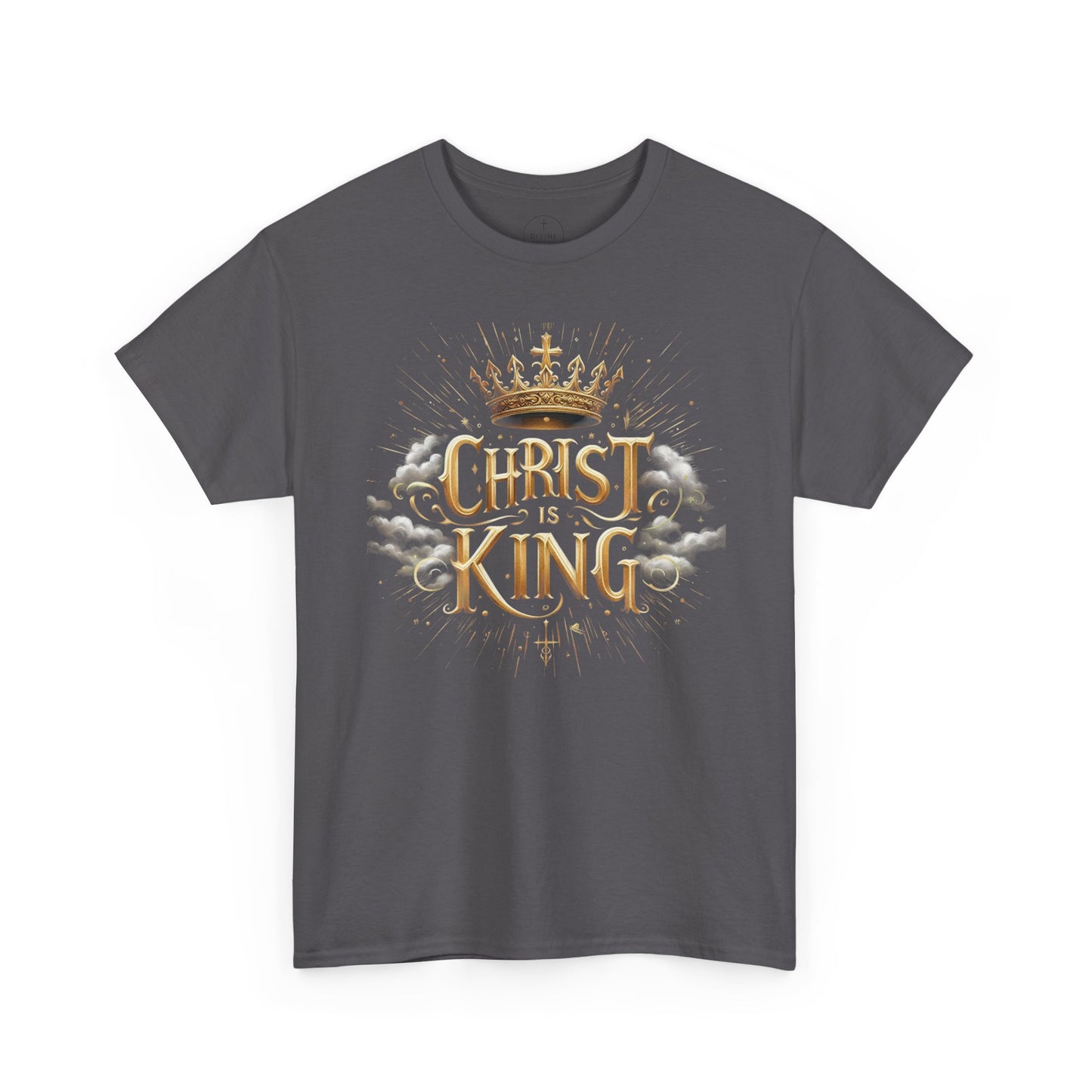Christ is King Crowned - Men's Christian T-Shirt