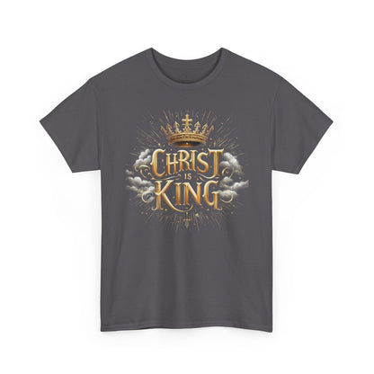 Christ is King Crowned - Men's Christian T-Shirt