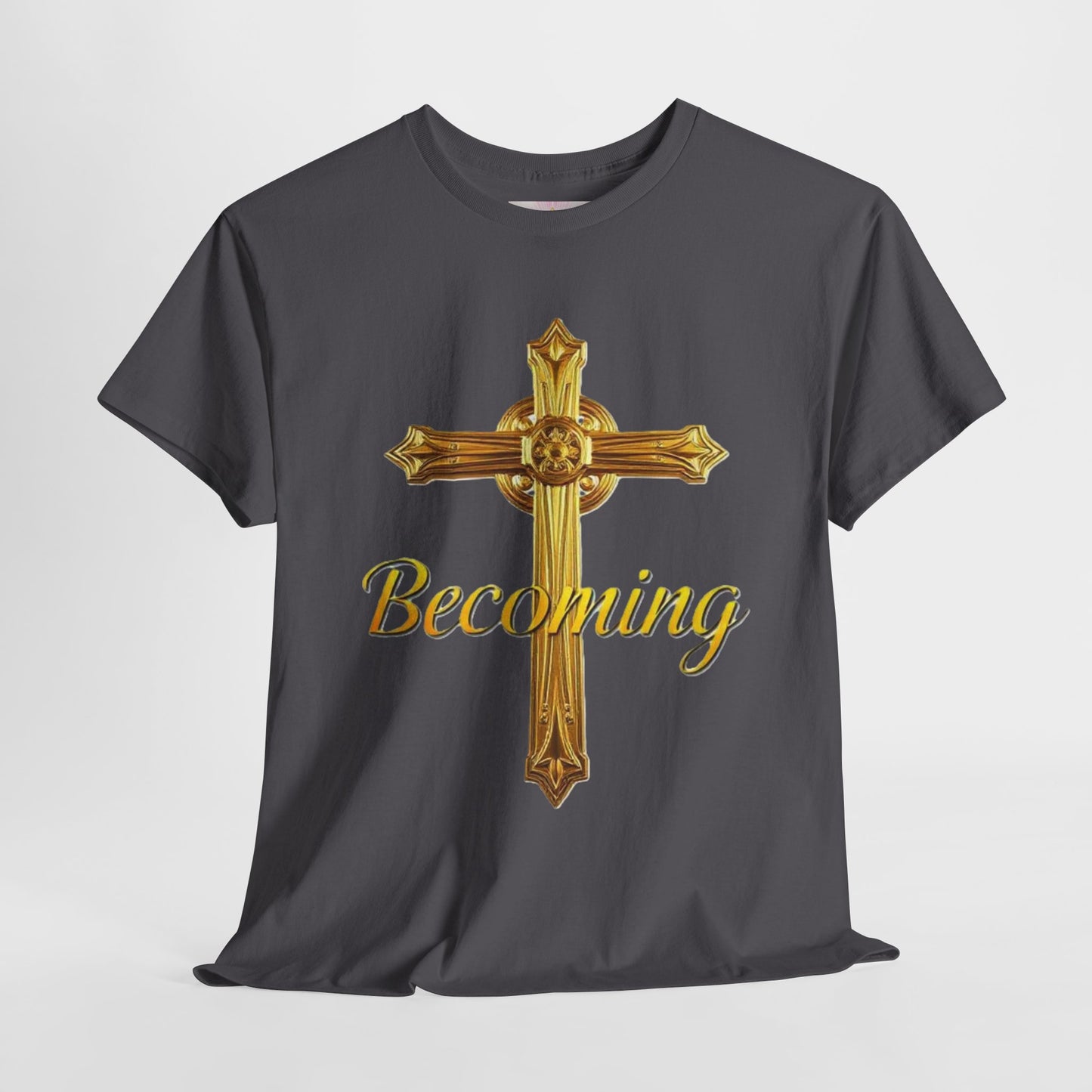 Becoming Men’s Faith Tee – Philippians 1:6 Edition (Light Lettering)