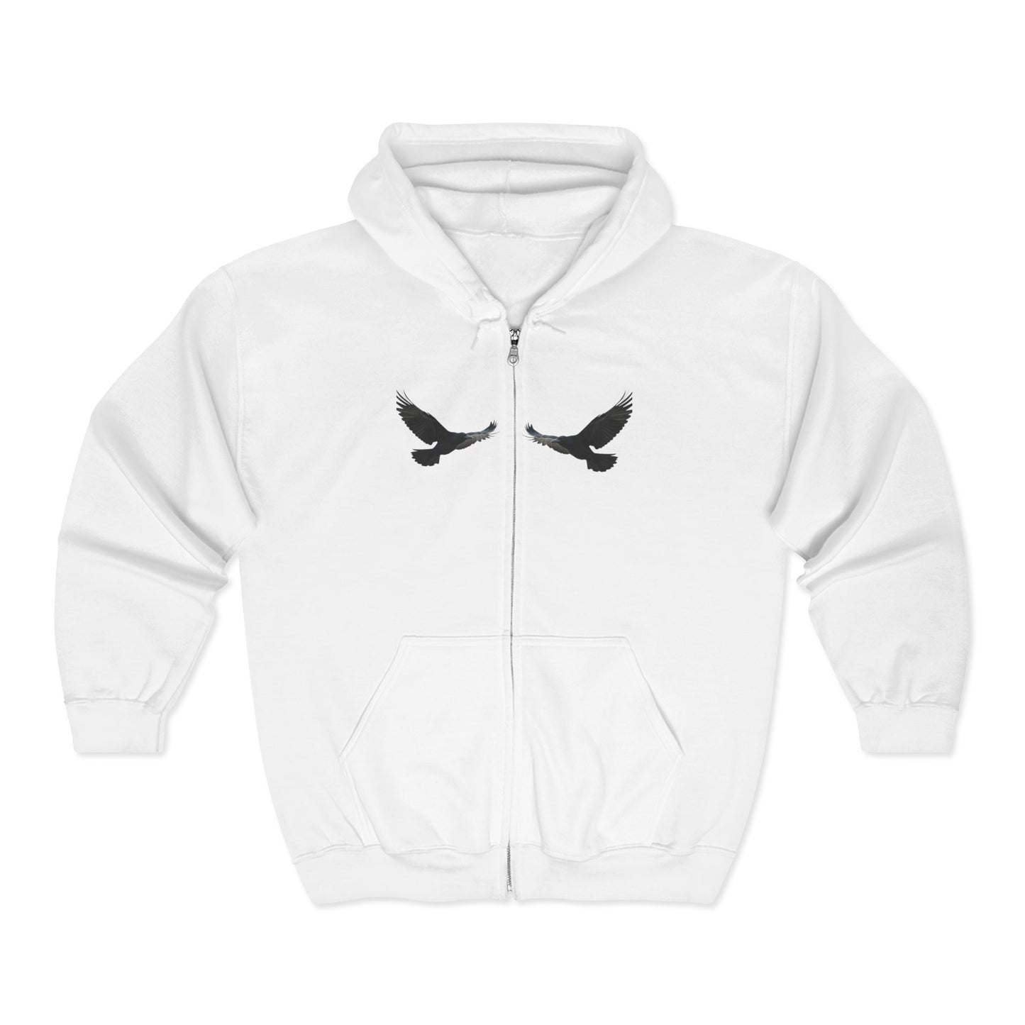 Faithful Watchers” – Cross & Crows Men’s Zip-Up Hoodie
