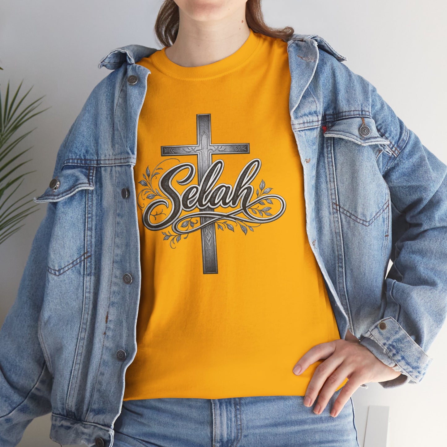 Selah Cross Tee — Men's Christian T‑Shirt