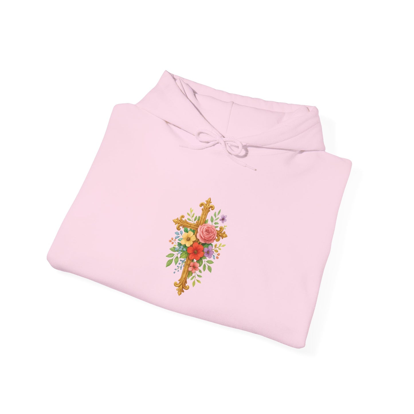 Floral Cross Women’s Christian Hoodie