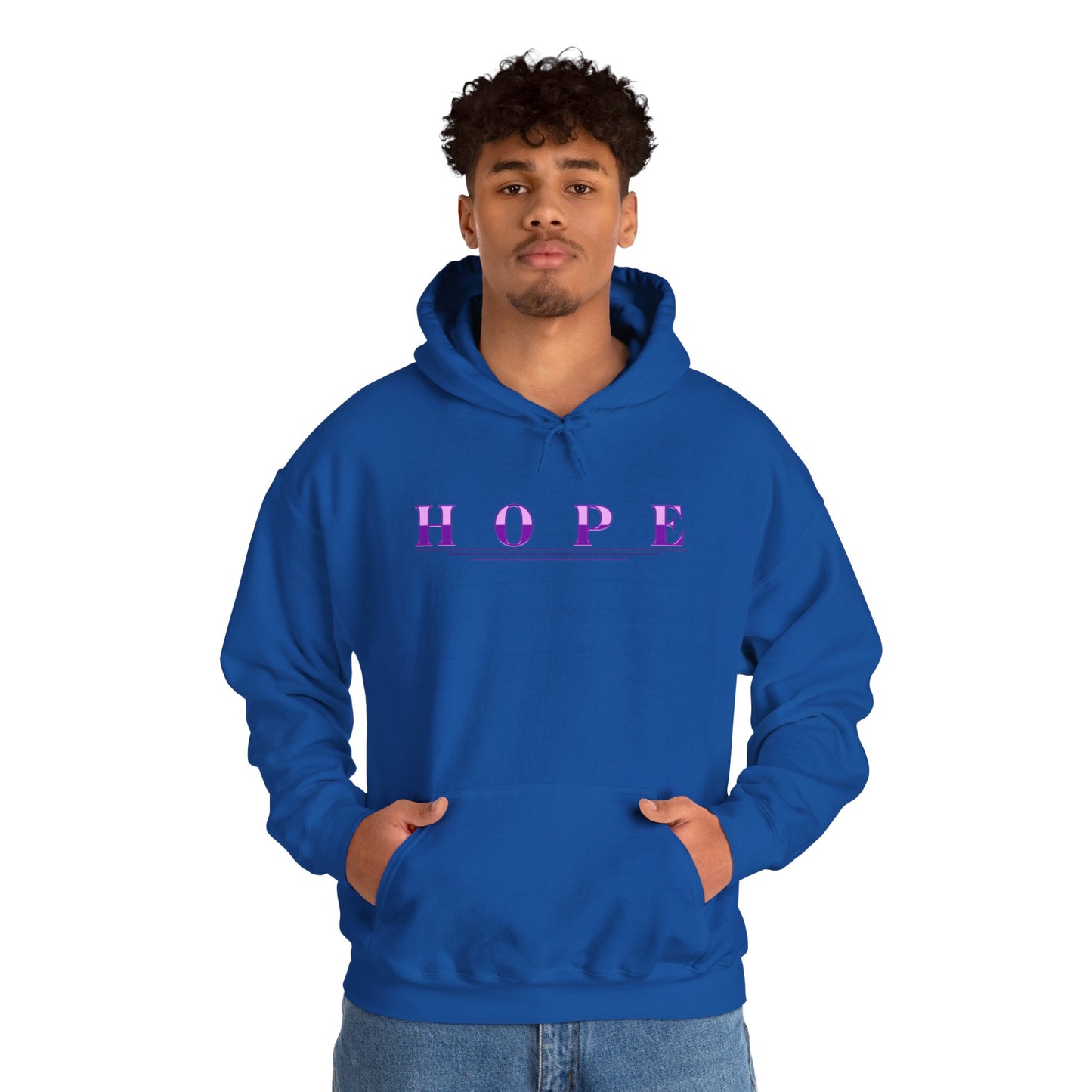Men’s “Hope” Hoodie – Bold Scripture Pullover | Isaiah 40:31