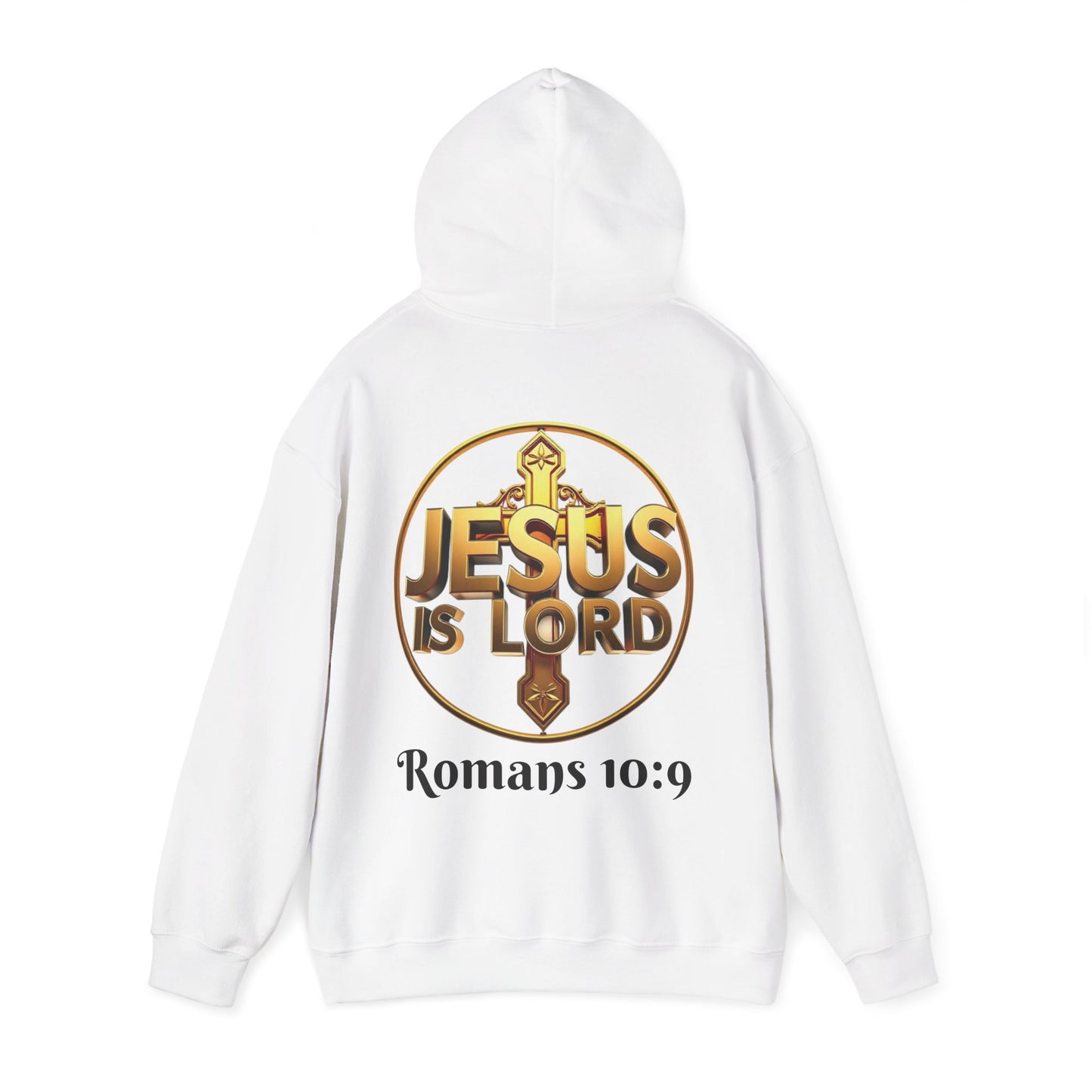 Jesus Is Lord Christian Hoodie – Men’s Bold Faith Streetwear (Dark Lettering)