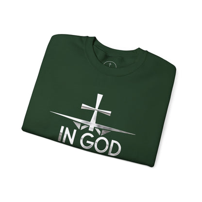 In God We Trust (Silver Ed.) - Men’s Christian Sweatshirt