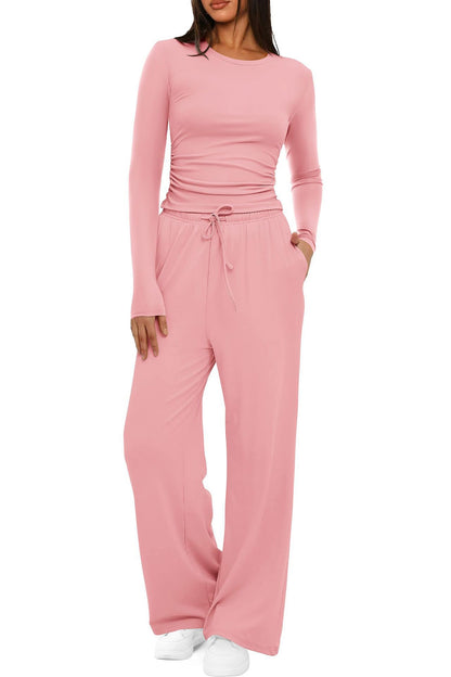 Refined Grace Wide Leg Pants Set