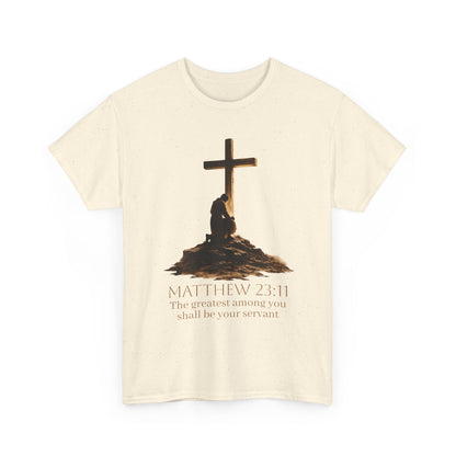 Humble Servant - Men's Christian T-Shirt (Front Design)