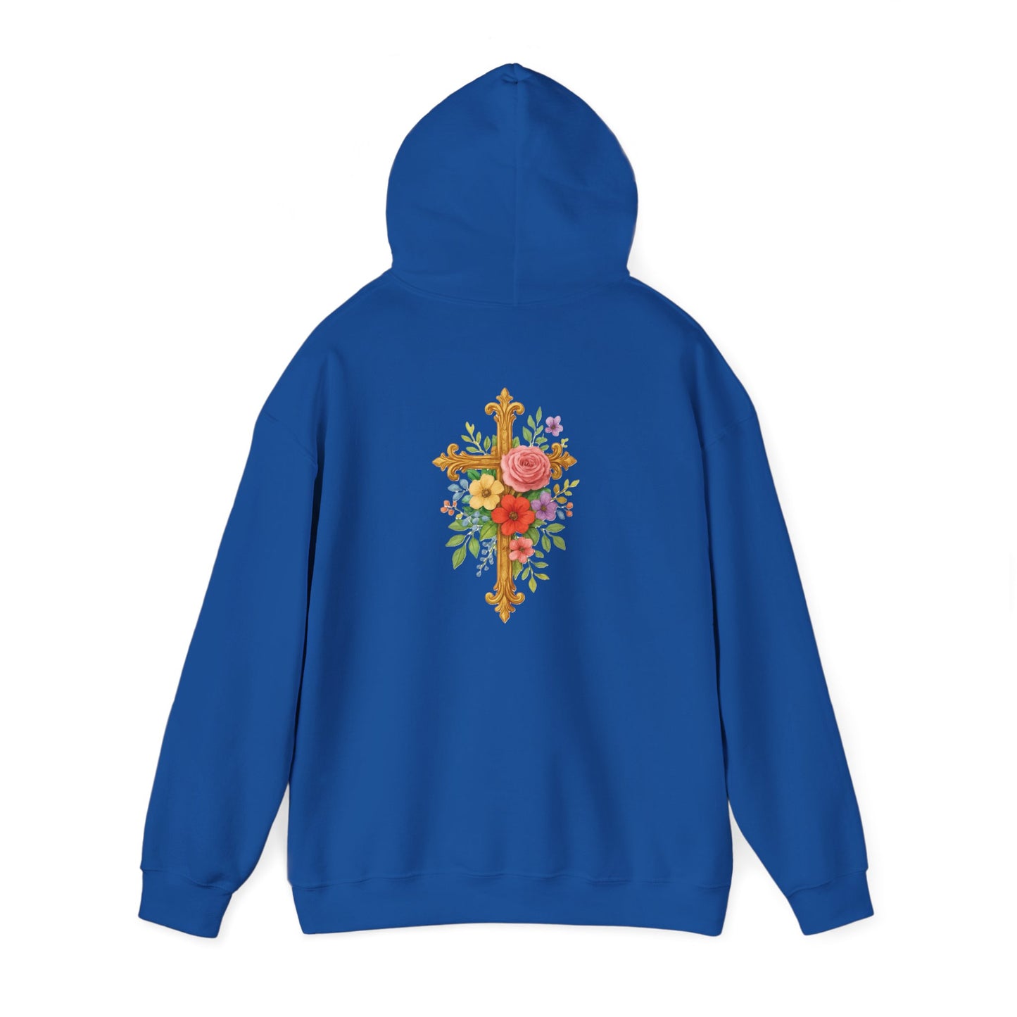 Floral Cross Women’s Christian Hoodie