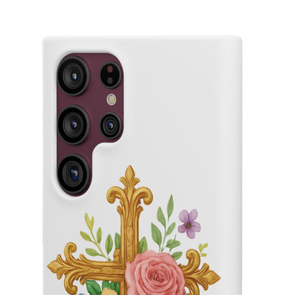 Floral Cross Snap Case for Samsung – Faith in Bloom
