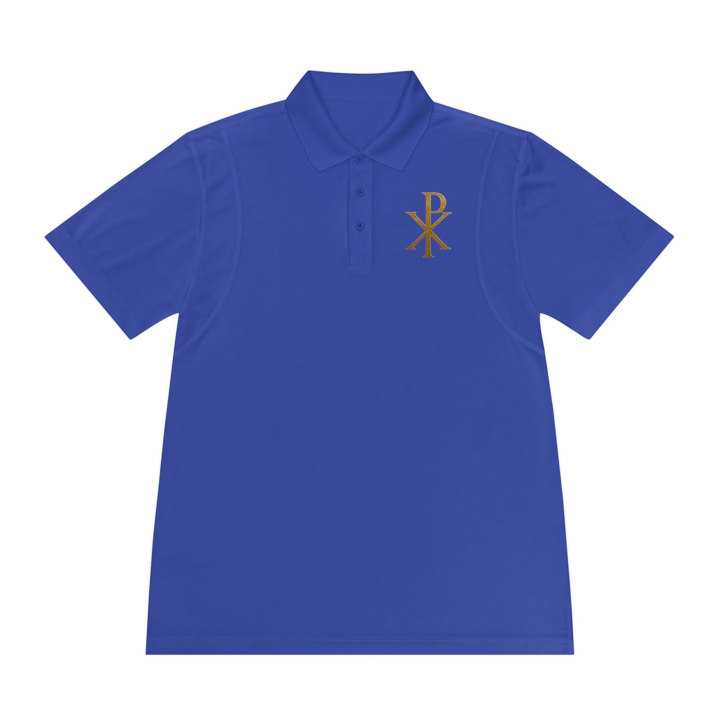 Men’s Chi Rho Polo Shirt – Faith & Heritage in Everyday Wear