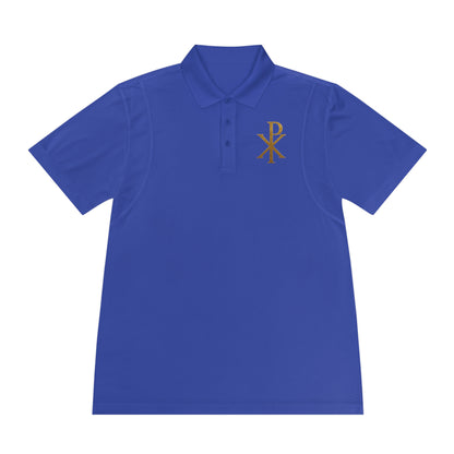 Men’s Chi Rho Polo Shirt – Faith & Heritage in Everyday Wear