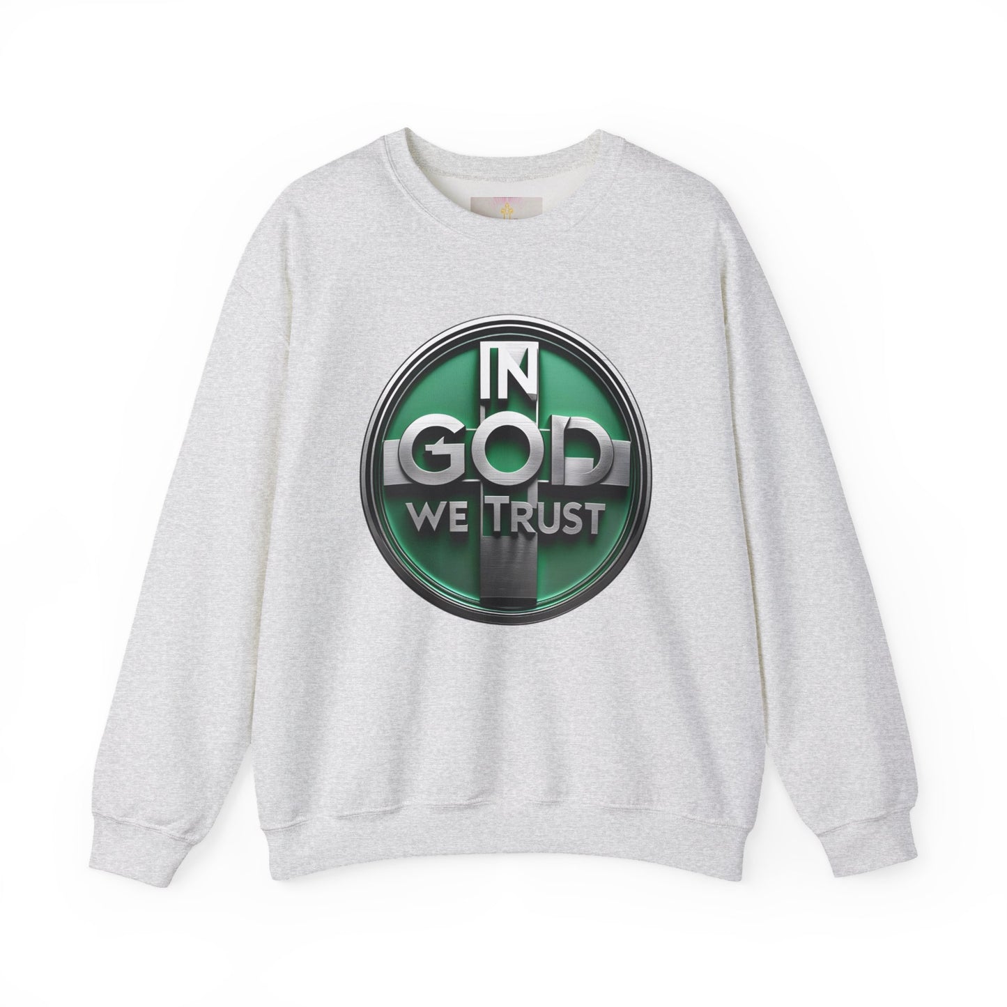 Bold Faith Men's Sweatshirt – “In God We Trust” Christian Apparel