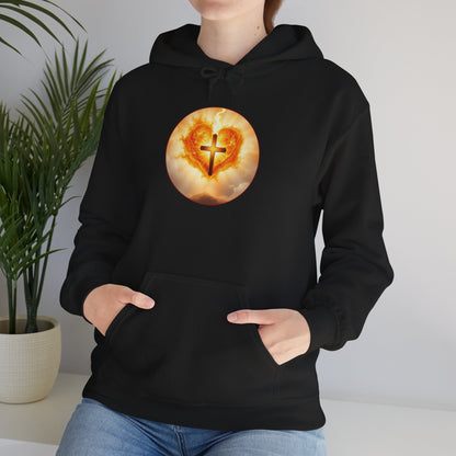 Women’s Sacred Heart Hoodie – Faith-Inspired Spiritual Pullover