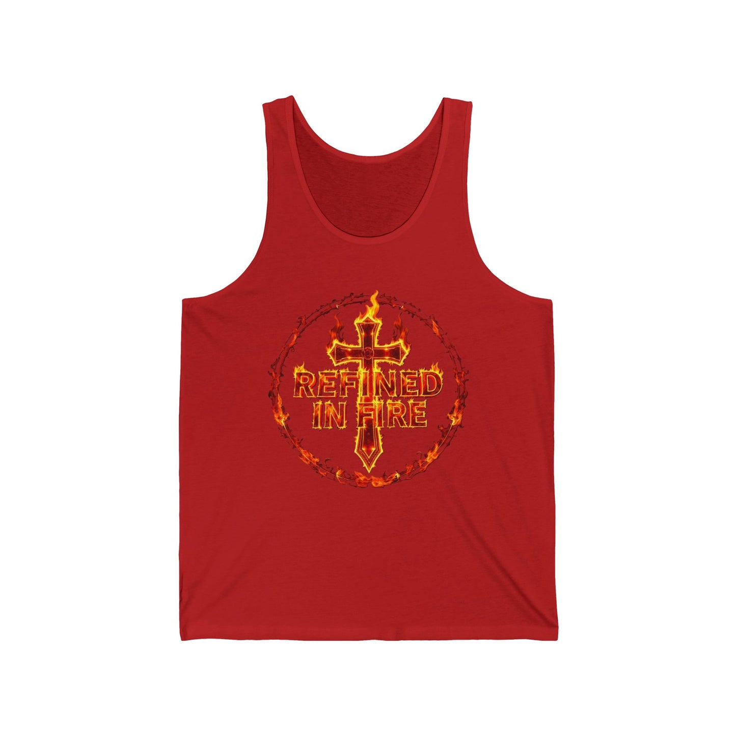 Refined in Fire Women’s Christian Tank Top – Faith Empowered