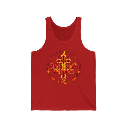 Refined in Fire Women’s Christian Tank Top – Faith Empowered