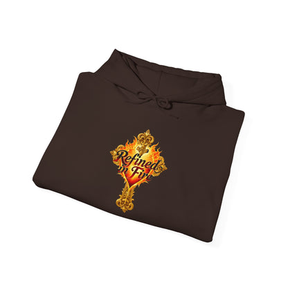 Refined by Fire - Women's Ornate Christian Hoodie
