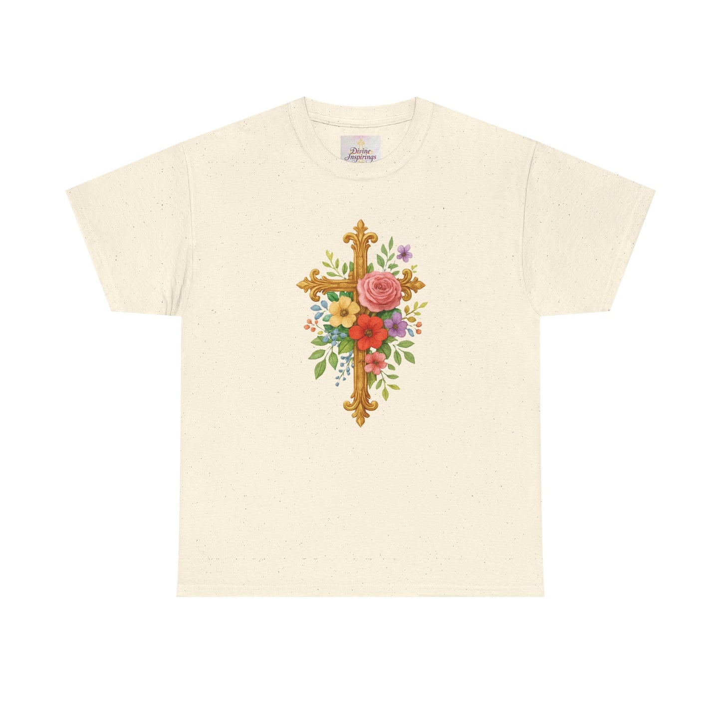Floral Cross Tee - Women's Christian Apparel