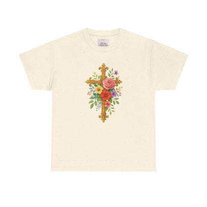 Floral Cross Tee - Women's Christian Apparel