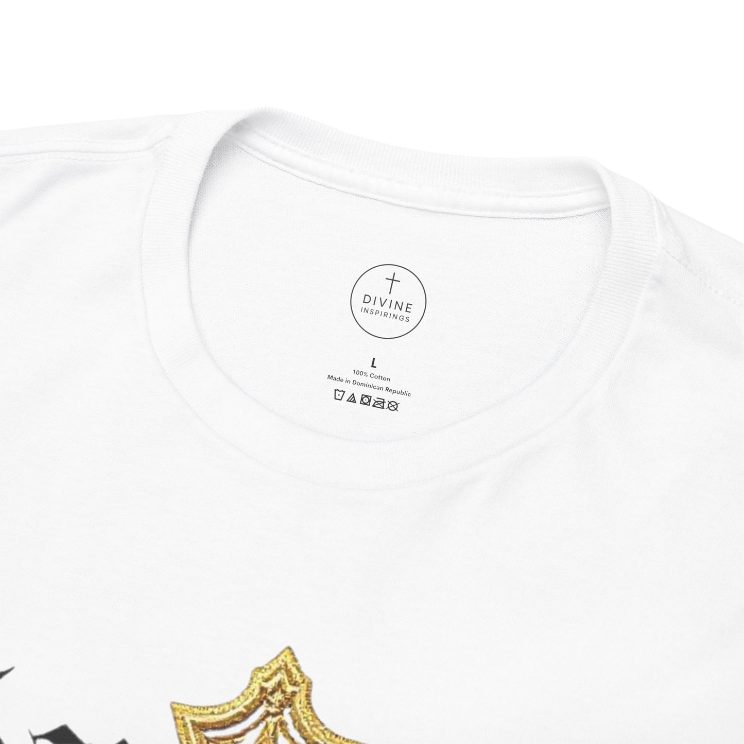 Sanctified Men's Gothic Cross T-Shirt – Faith in Bold Elegance