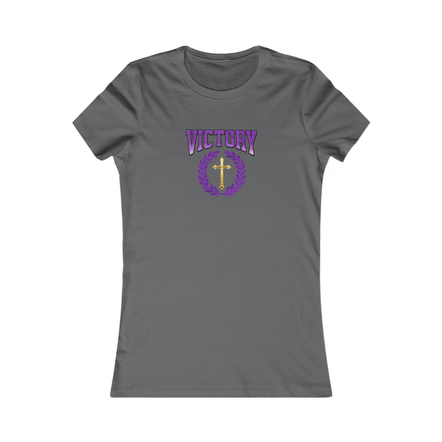 Victory Through Christ Women’s Tee – Bold Faith