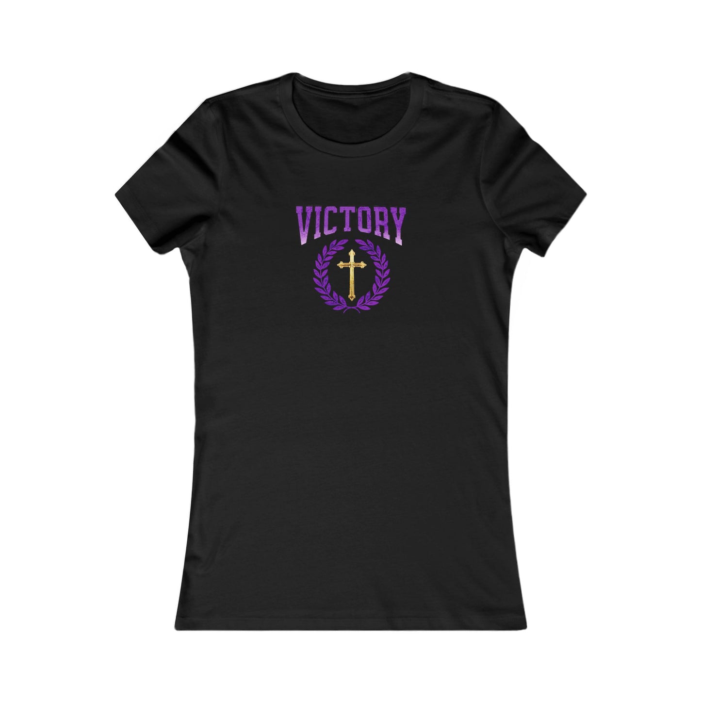 Victory Through Christ Women’s Tee – Bold Faith