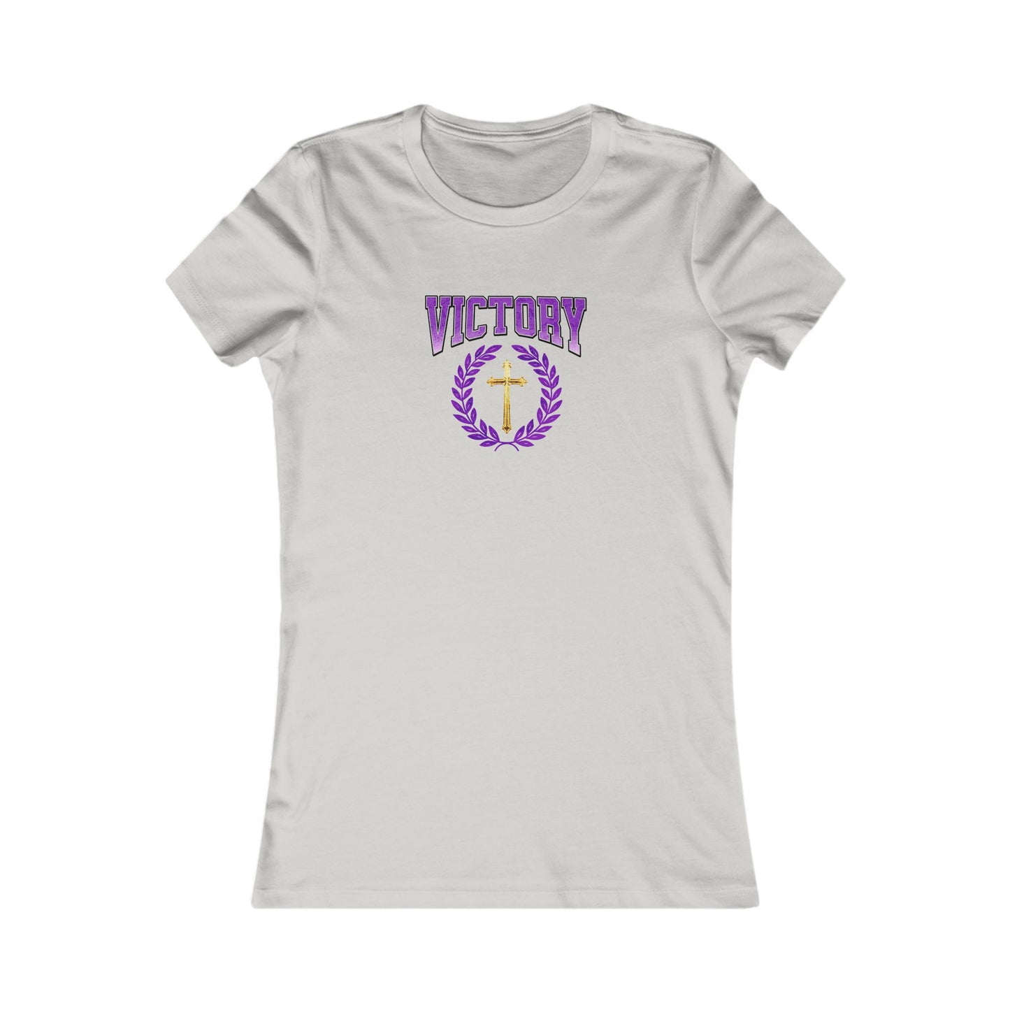 Victory Through Christ Women’s Tee – Bold Faith
