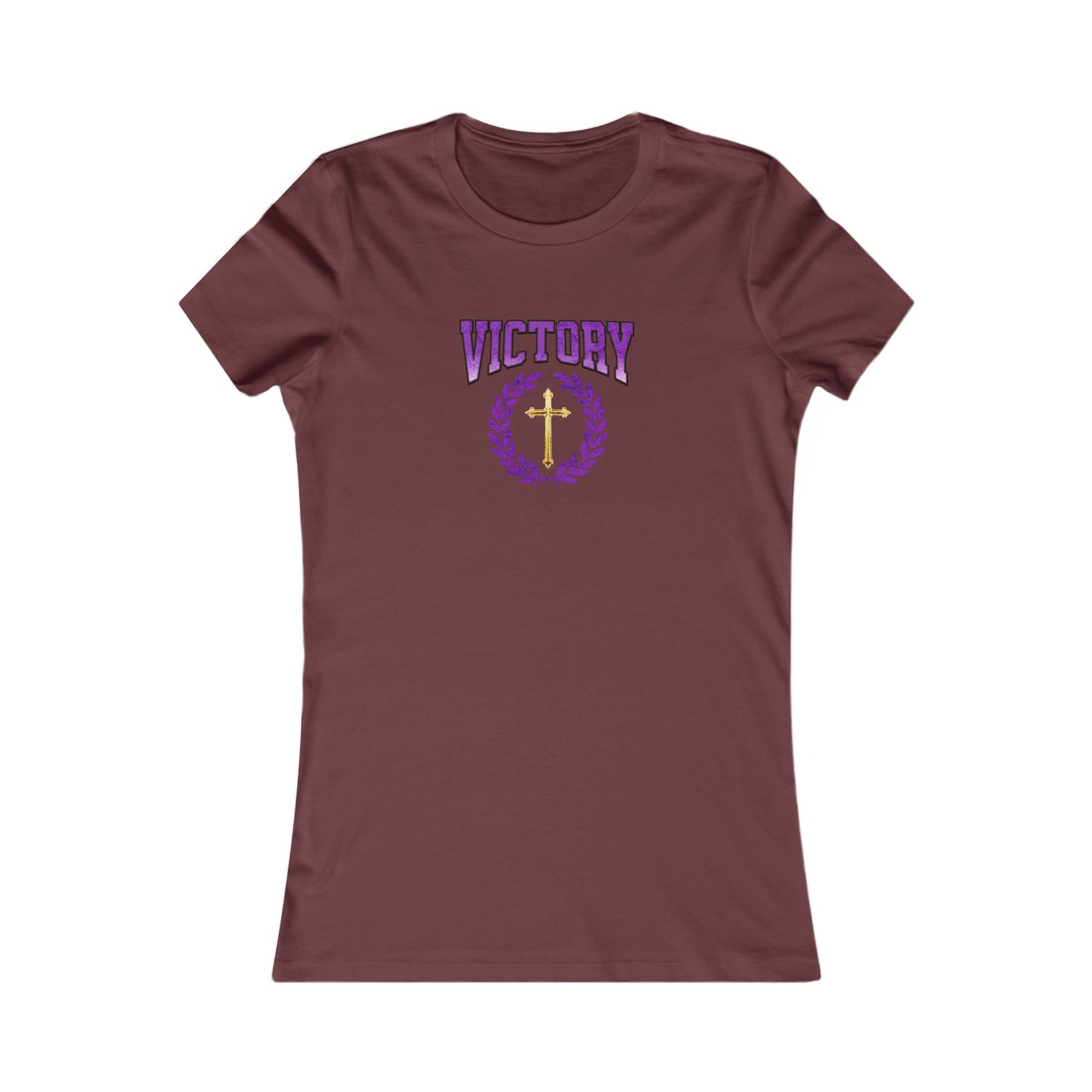 Victory Through Christ Women’s Tee – Bold Faith