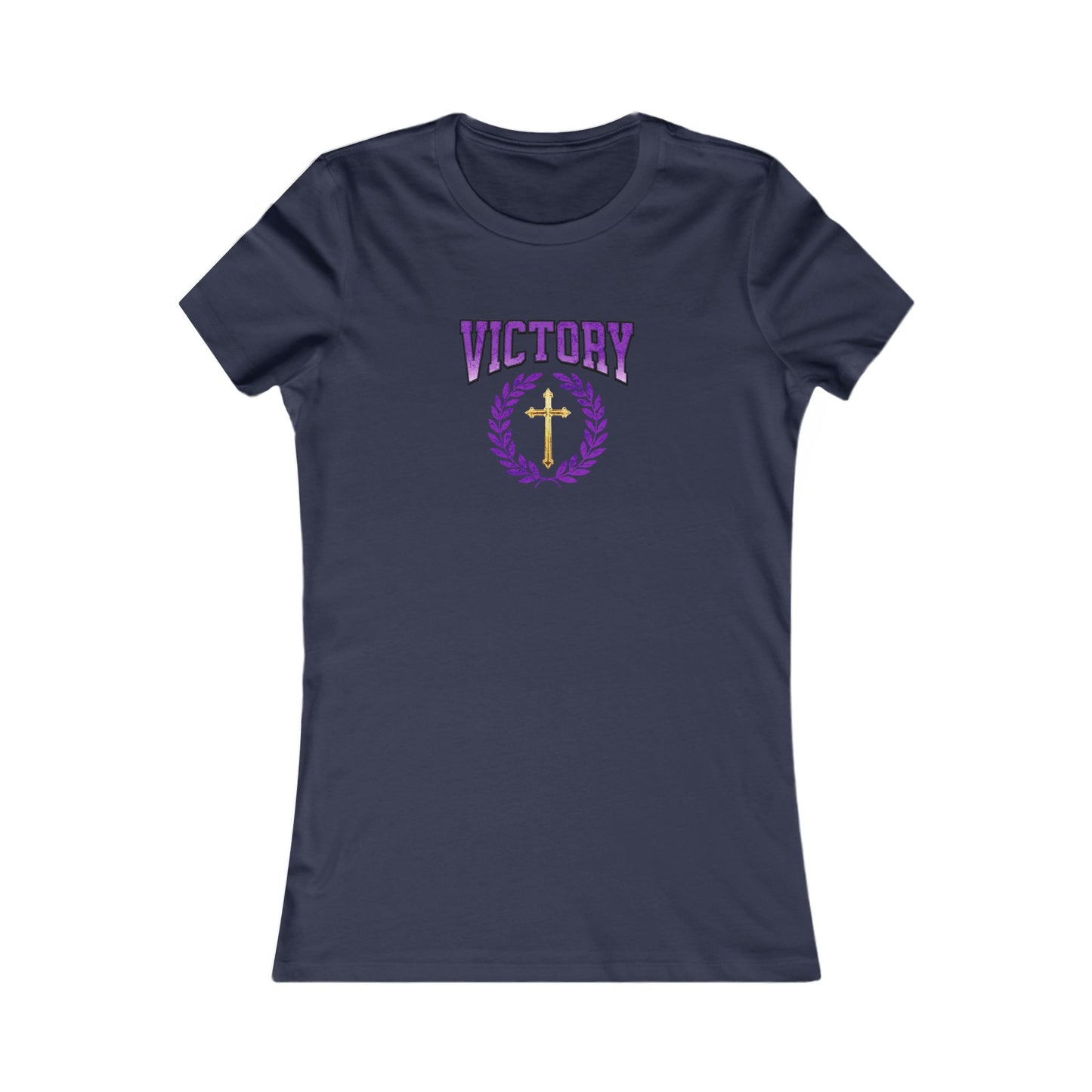 Victory Through Christ Women’s Tee – Bold Faith