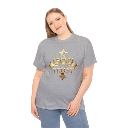 In God We Trust (Gold)- Woman's Christian T-Shirt