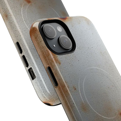 Enduring Faith – Old Metal Finish iPhone Magnetic Tough Case