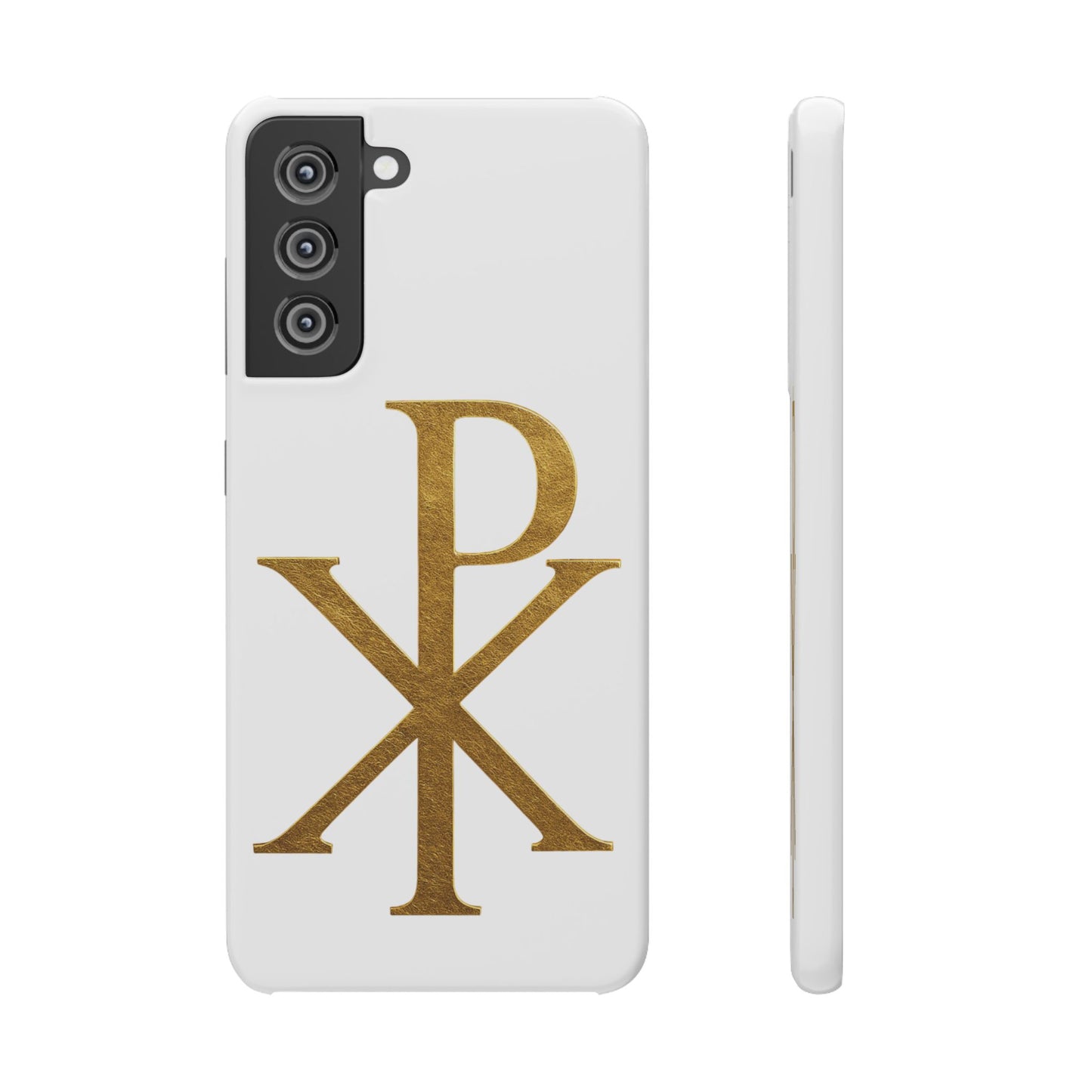 White Chi Rho Snap Case for Samsung – Guiding Light