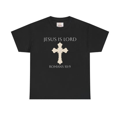 Jesus is Lord - Christian Women's Tee (White Lettering)