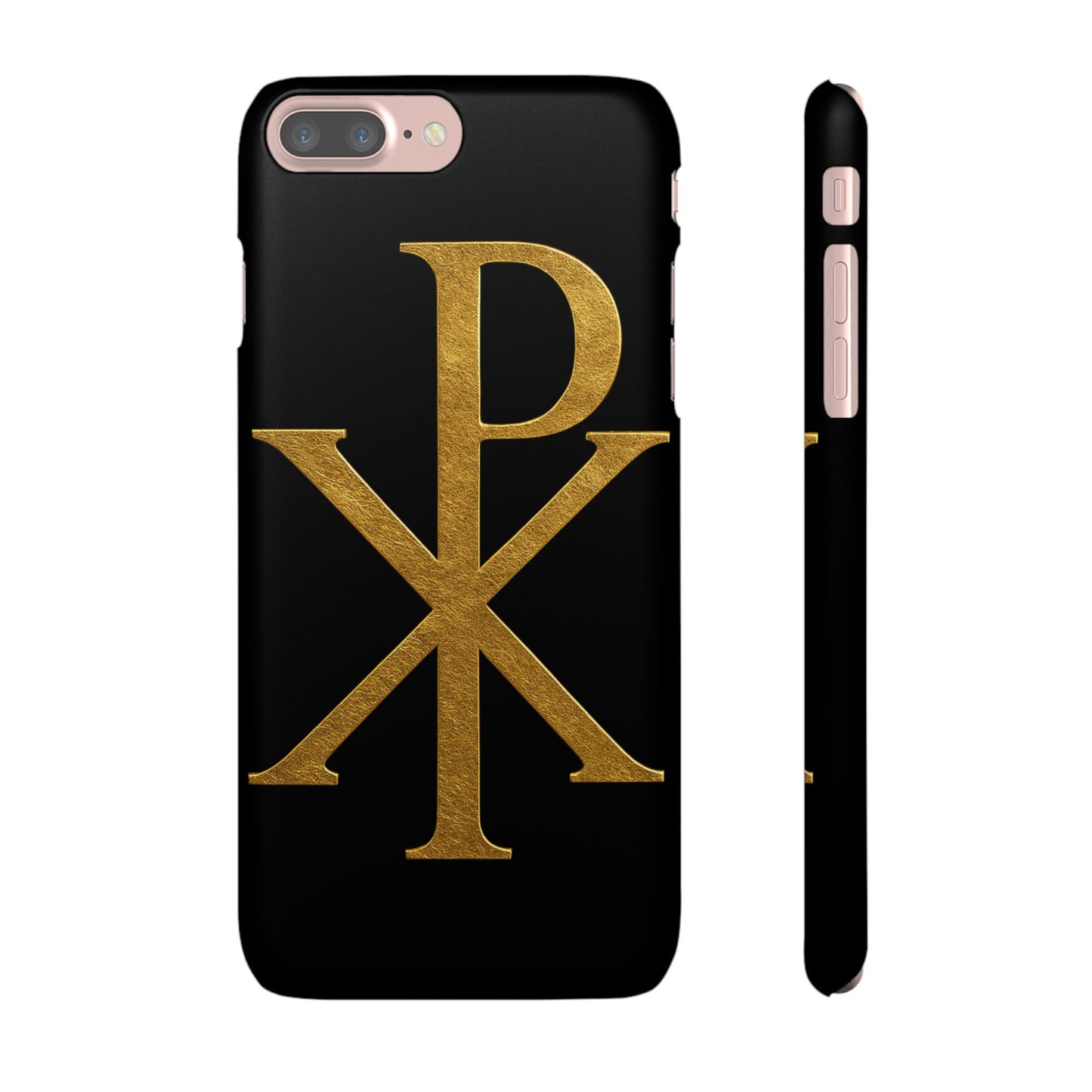 Black Chi Rho Snap Case for iPhone – The Way, Truth & Life