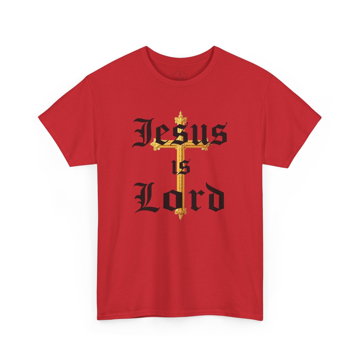 Jesus is Lord with Cross - Men's Christian T-Shirt