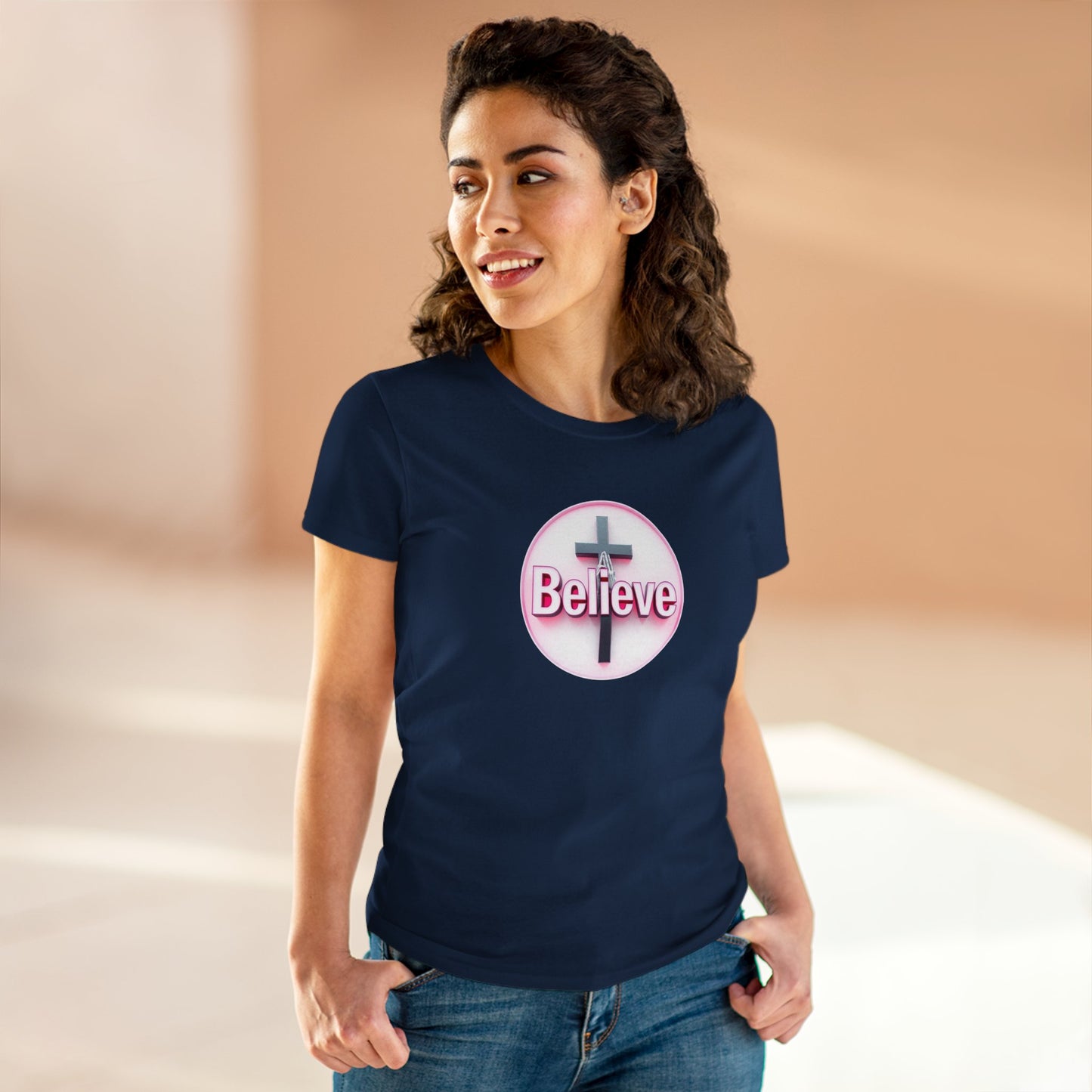 Believe | Women’s Christian T-Shirt with John 11:40
