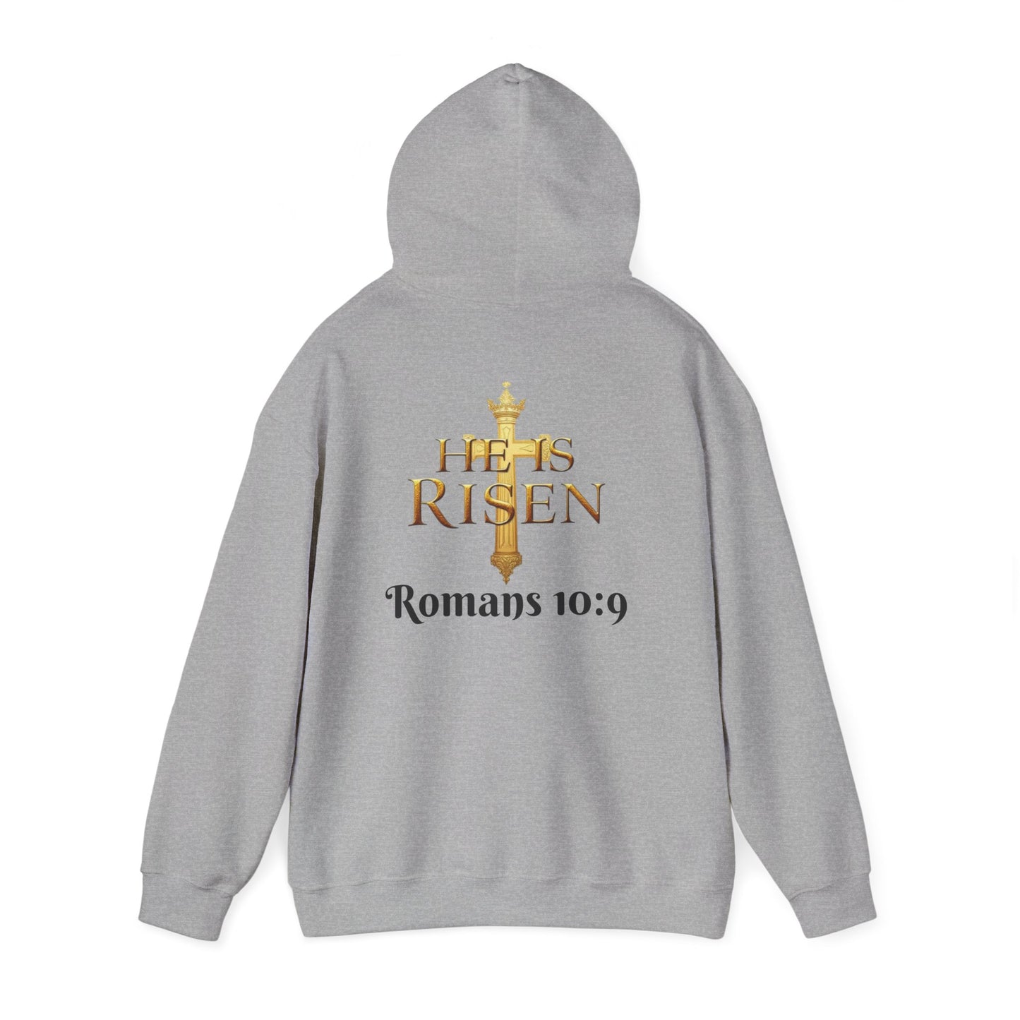 He Is Risen - Women's Christian Hoodie (Dark Lettering)