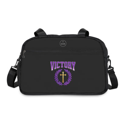 Strength & Victory in Black – Fitness Bag