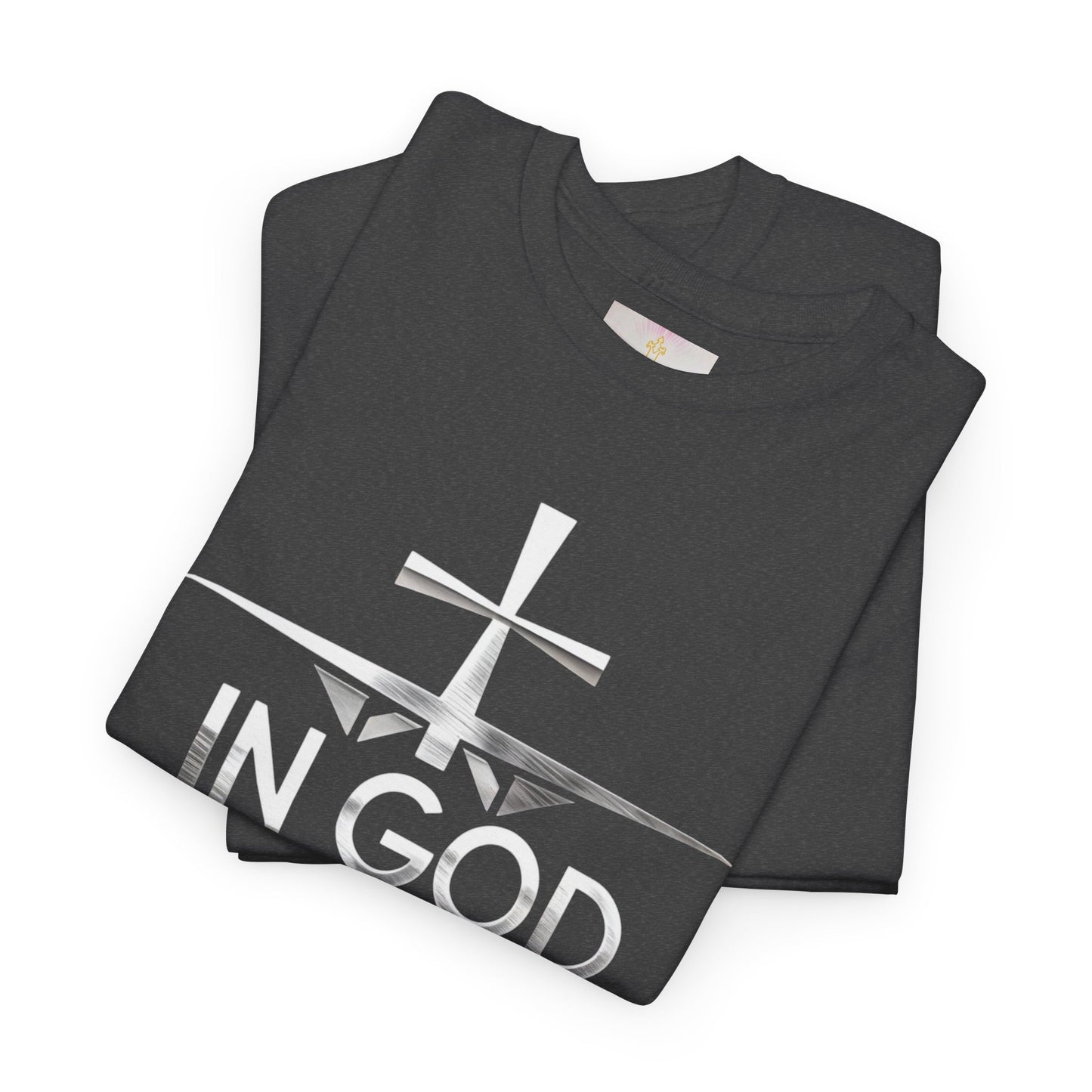 In God We Trust | Men’s Christian T-Shirt with Scripture Back Print