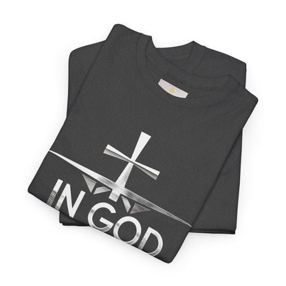 In God We Trust | Men’s Christian T-Shirt with Scripture Back Print